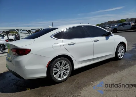 2016 Chrysler 200 Limited z USA, uszkodzony, nr VIN 1C3CCCAG9GN134718